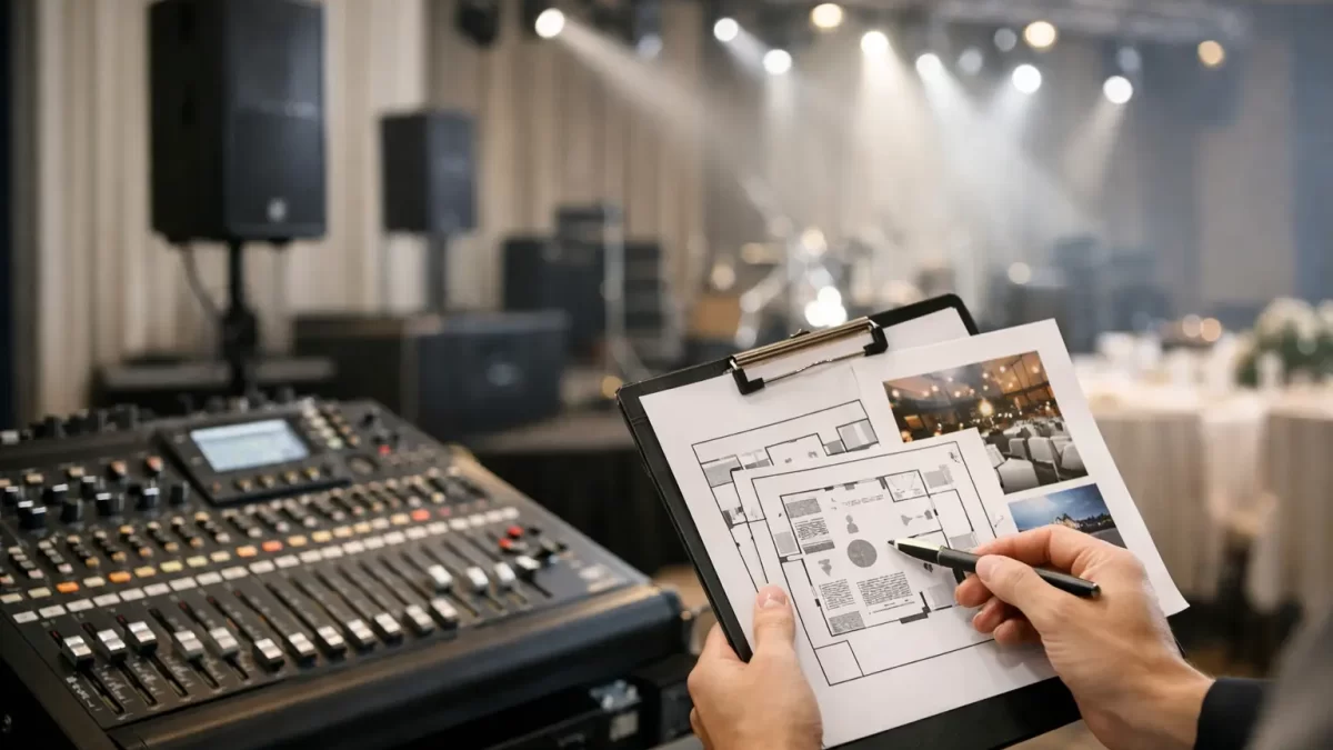 How to Choose an Event Venue With Sound System