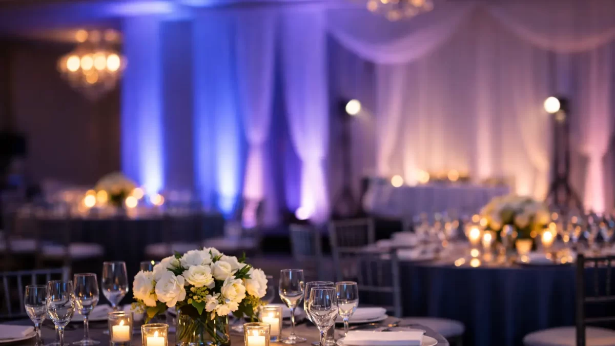 How to Choose an Event Venue With Uplighting